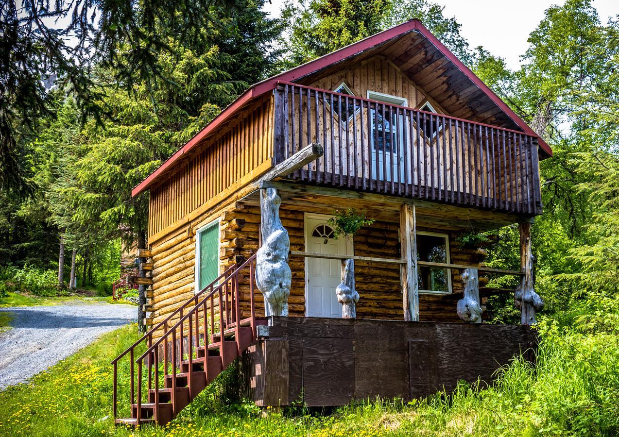 Midnight Sun Log Cabins Moose Pass Esterno foto